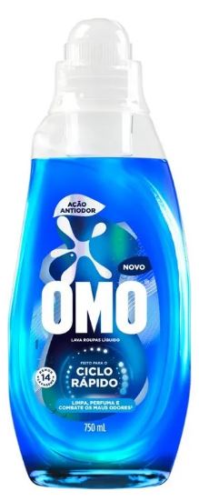 Lava Roupas Liquido Omo 750ml