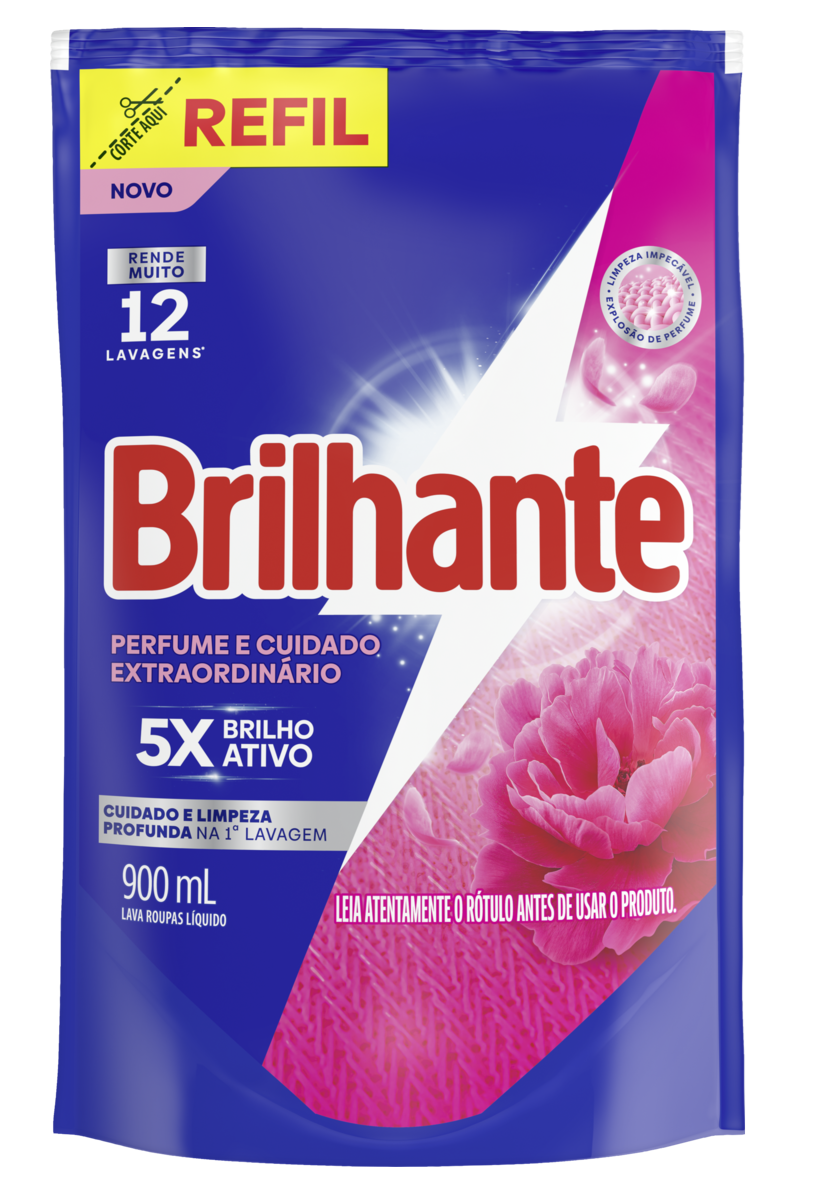 Lava Roupas Liquido Brilhante Sc 900ml