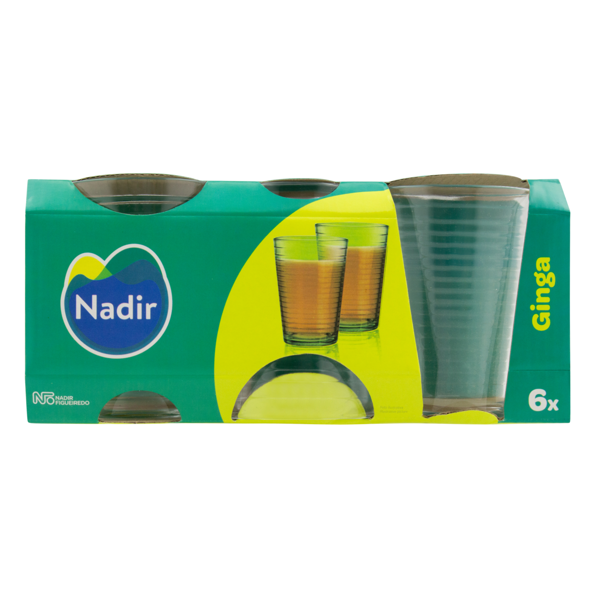 Jogo De Copo Ginga Nadir C/6un 265ml