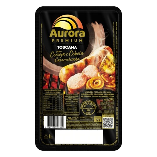 Linguica Toscana Aurora 500g