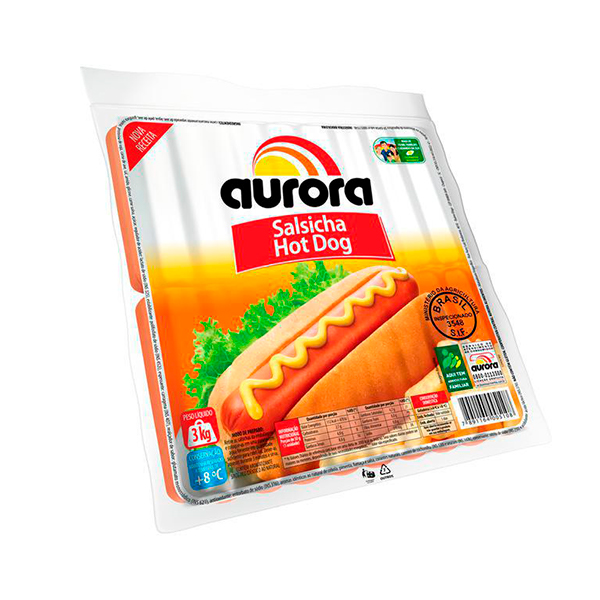 Salsicha Aurora Pc 3kg
