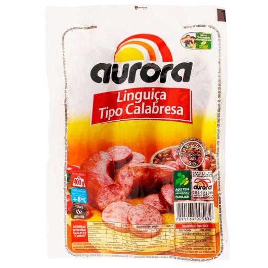 Linguica Calabresa Aurora 400g
