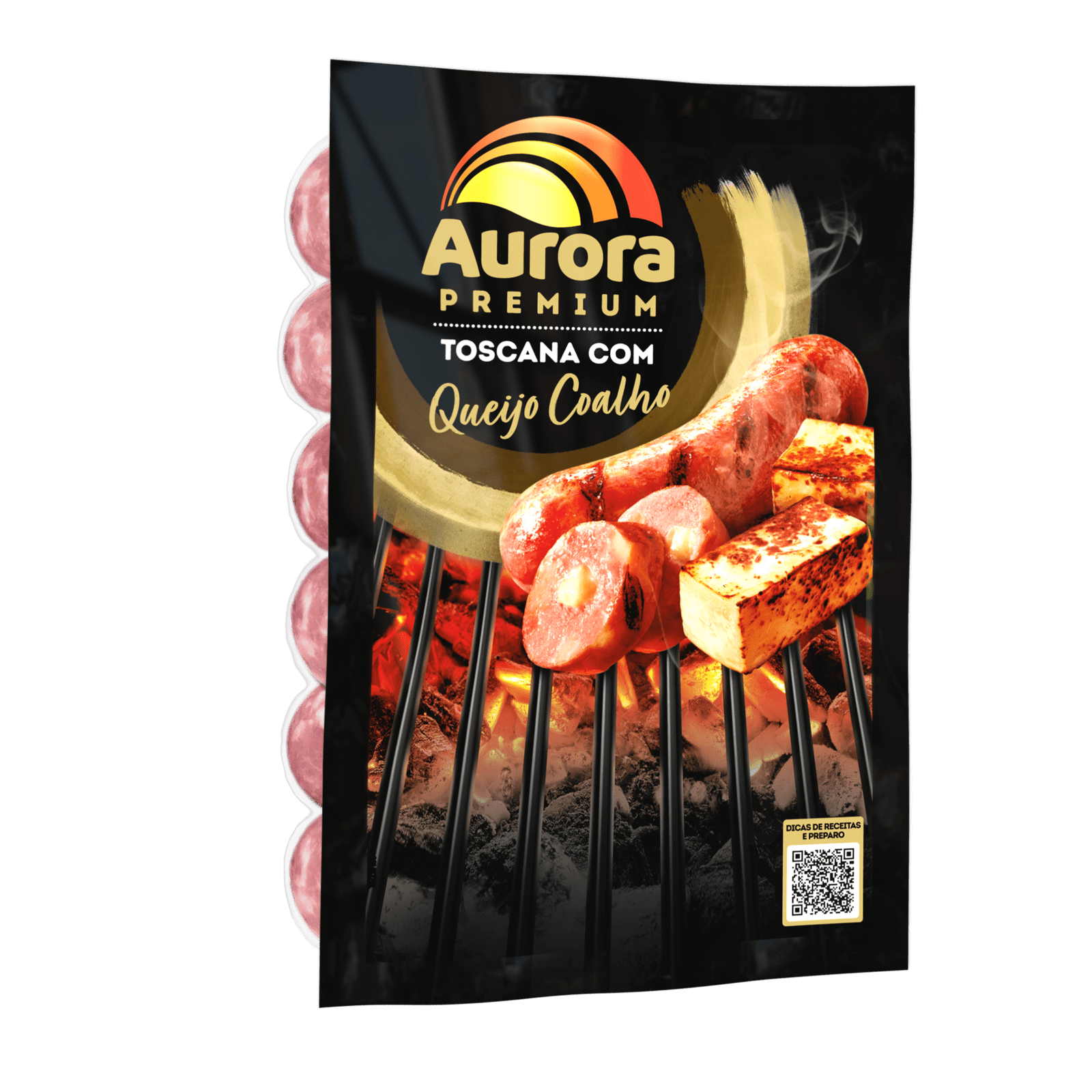 Linguica Toscana Aurora 500g
