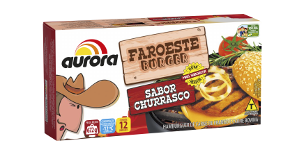 Hamburguer Aurora 672g