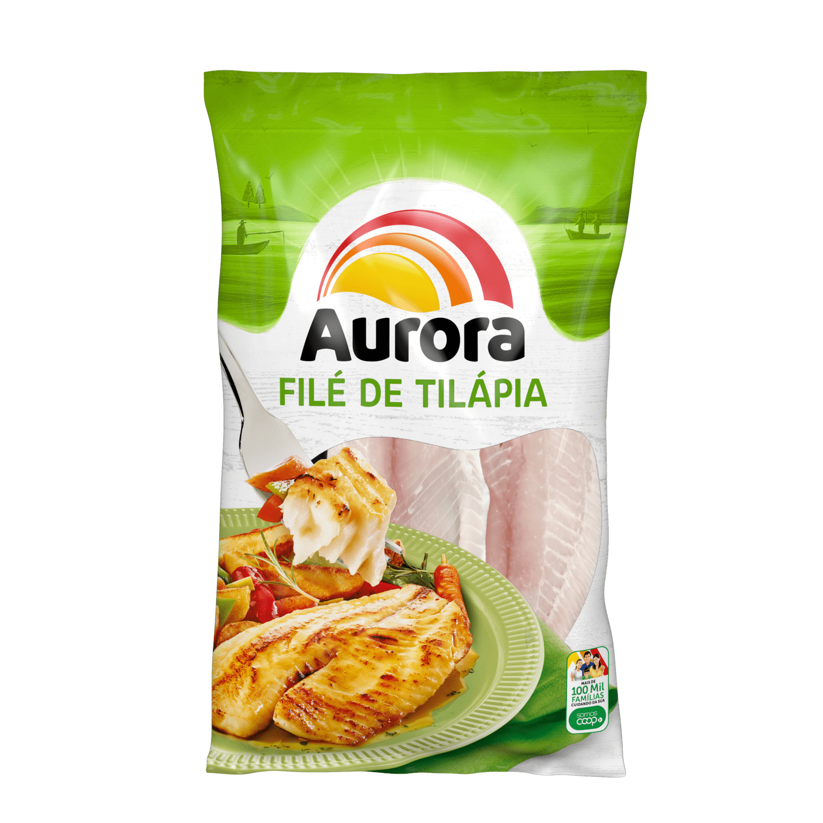 File De Peixe Tilapia Aurora Pct 400g