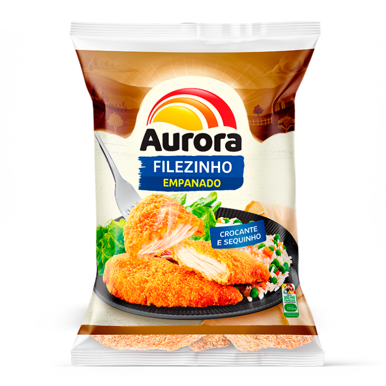 Filezinho De Peito Empanado Cong Aurora 1,5kg
