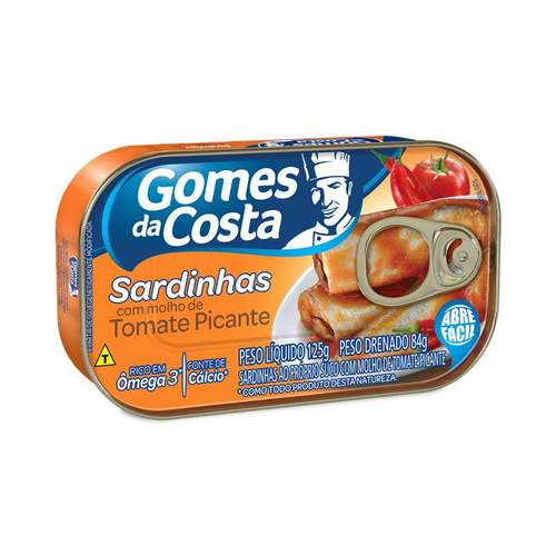 Sardinha Gomes Da Costa Lt 125g