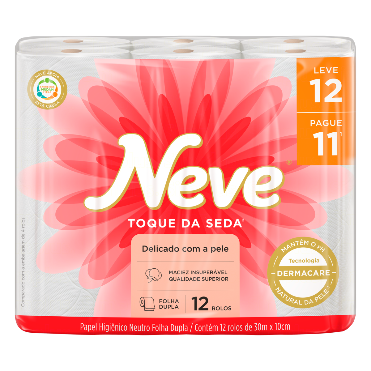 Papel Higienico Neve 30m Lv12 Pg11