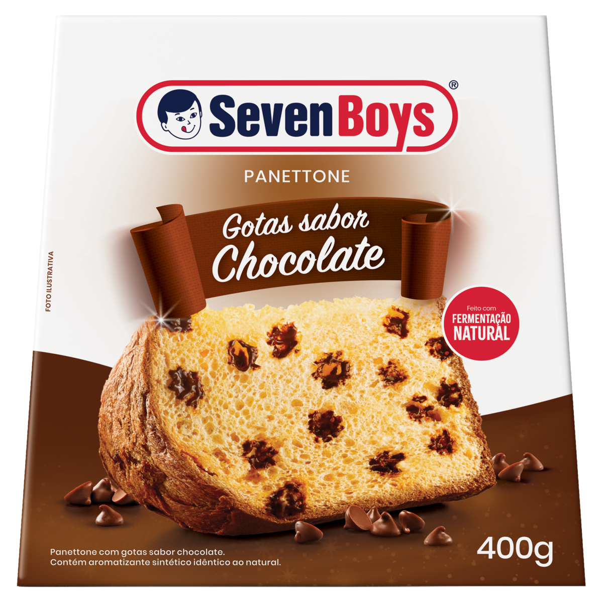 Panettone Seven Boys Gotas 400g