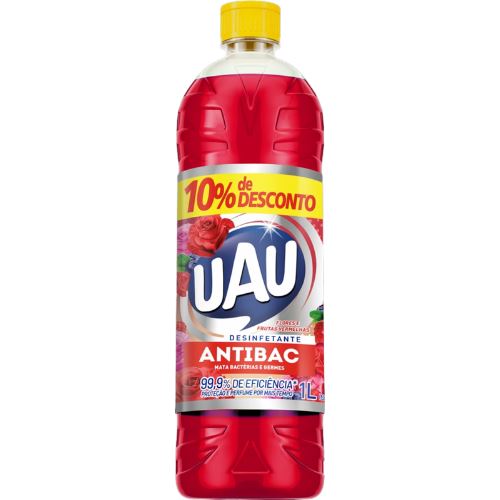 Desinfetante Pinho Uau Antibac 1l