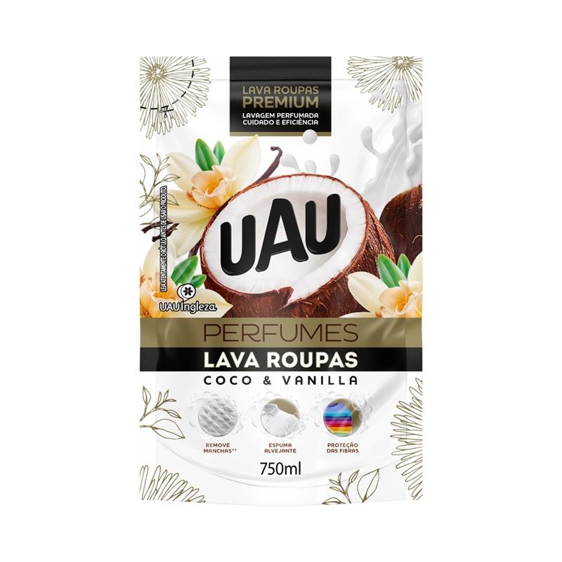 Lava Roupas Liquido Uau 750ml