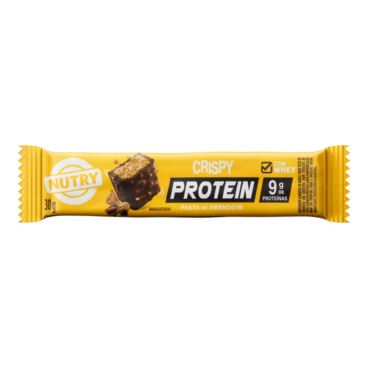 Barra Cereais Protein Crispy Nutry 30g
