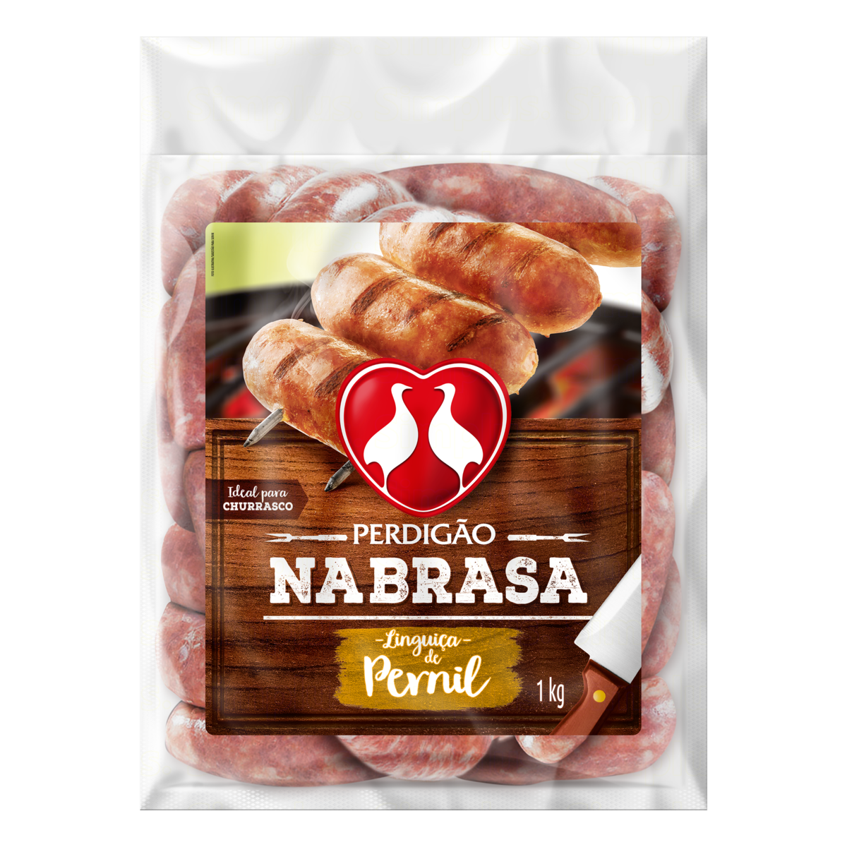 Linguica Pernil Perdigao Na Brasa Pct 1kg