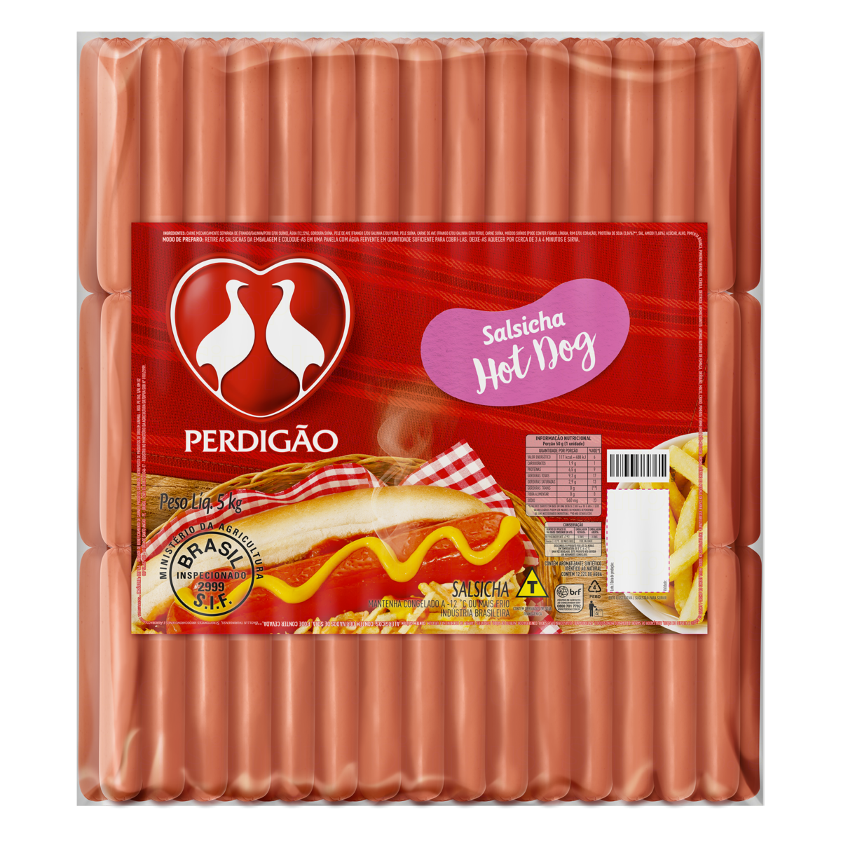 Salsicha Perdigao 5kg