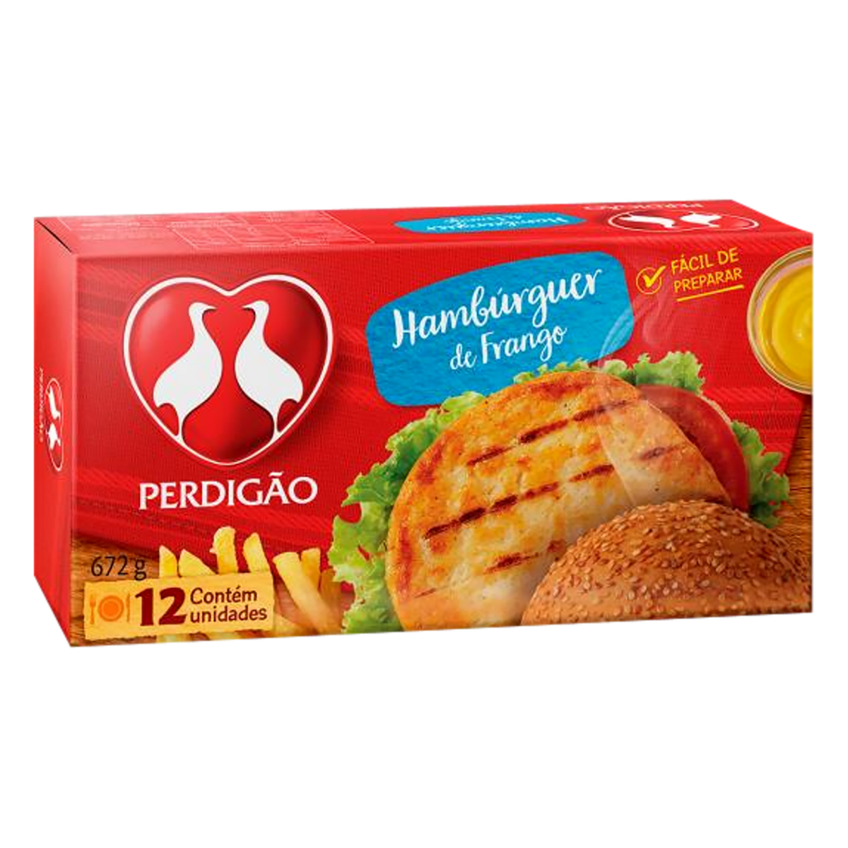 Hamburguer Perdigao 672g