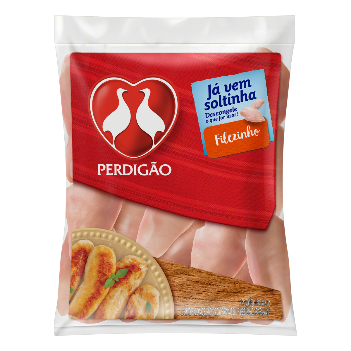 Filezinho Peito Frango Perdigao Pct 800g