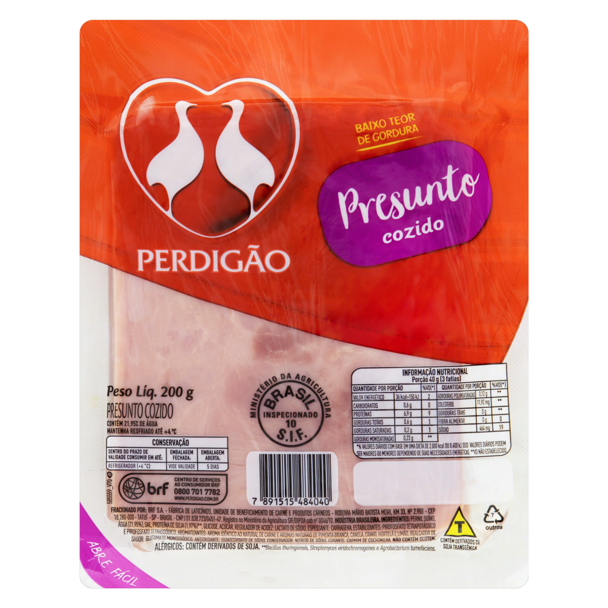 Presunto Perdigao 200g