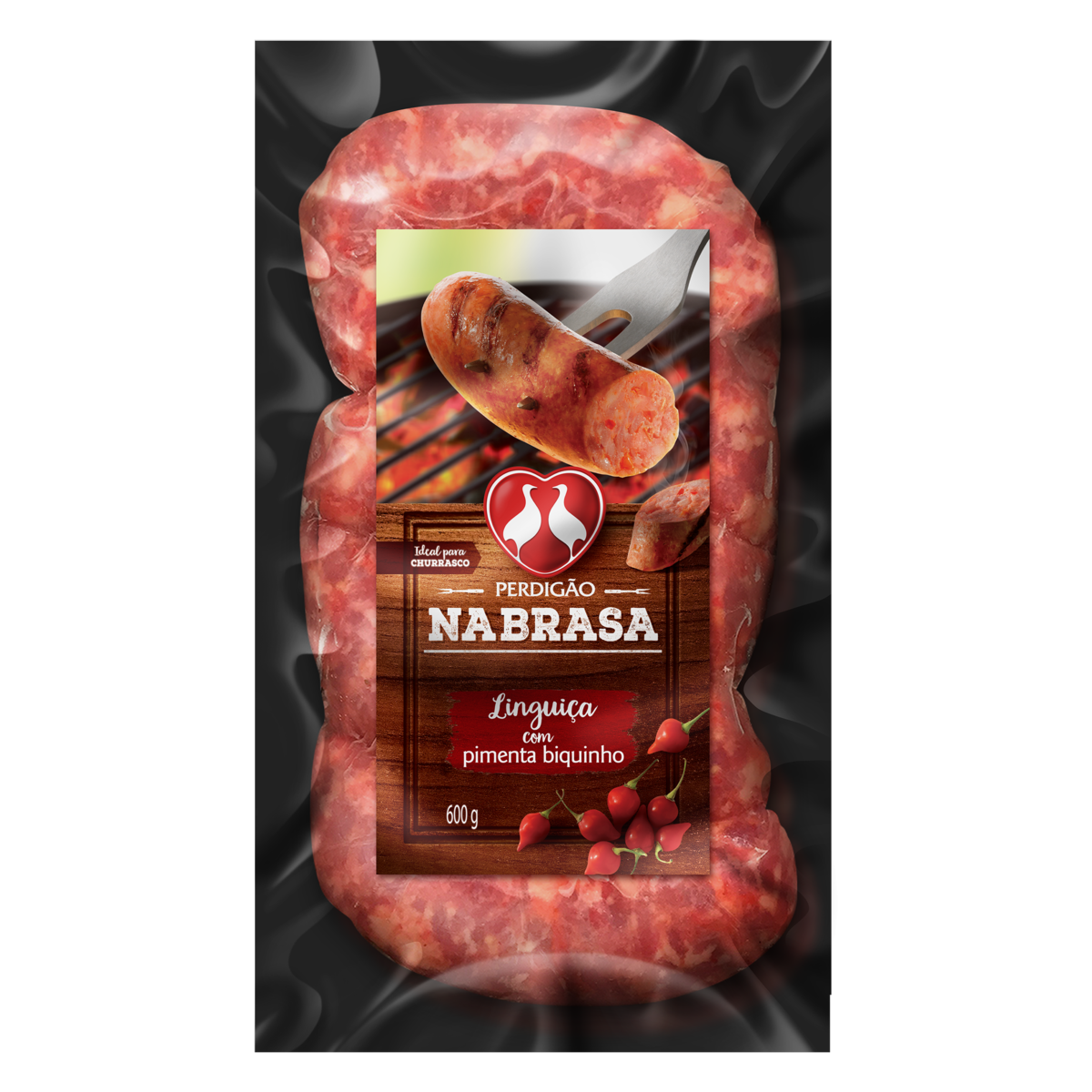 Linguiça Toscana Perdigao Pimenta 600g