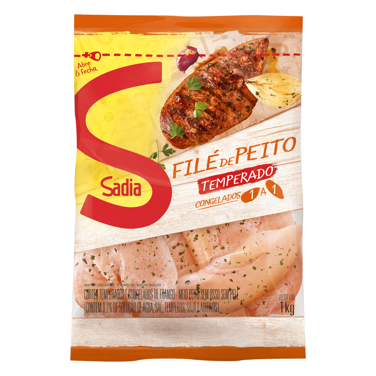 File Peito Frango Sadia Pct 1kg