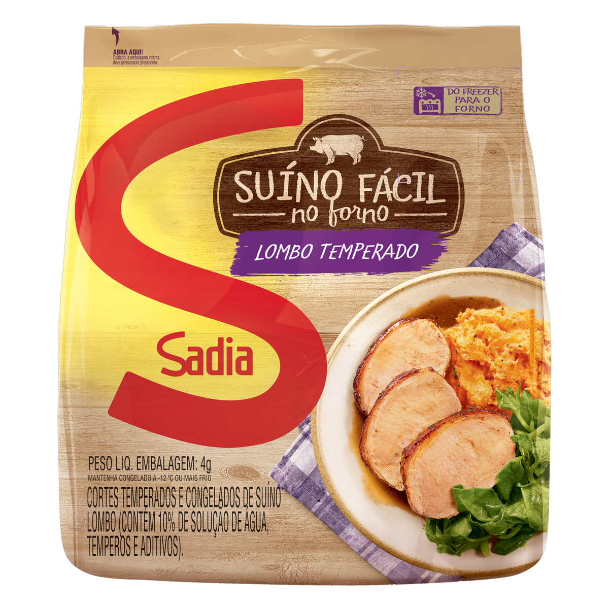 Lombo Suino Facil Sadia Un