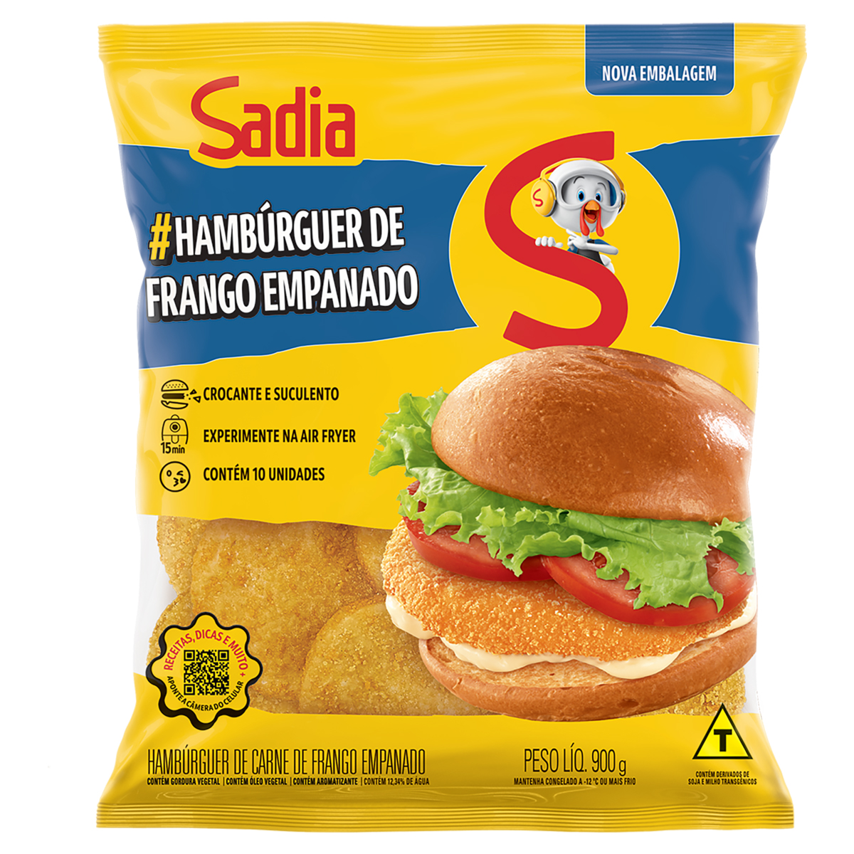 Hamburguer Sadia 900g
