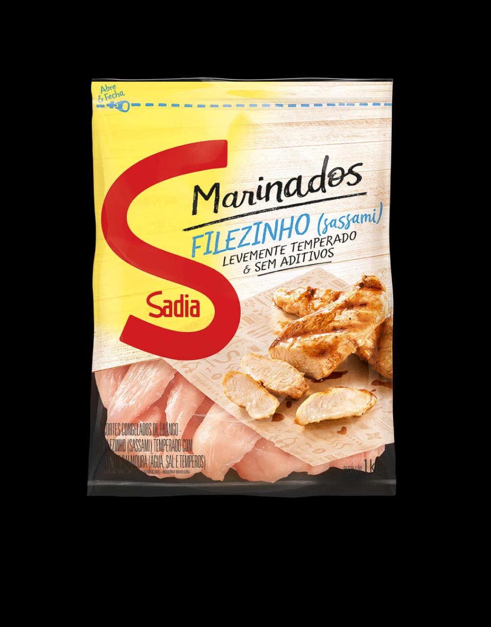 Filezinho Peito Marinados Sadia 1kg