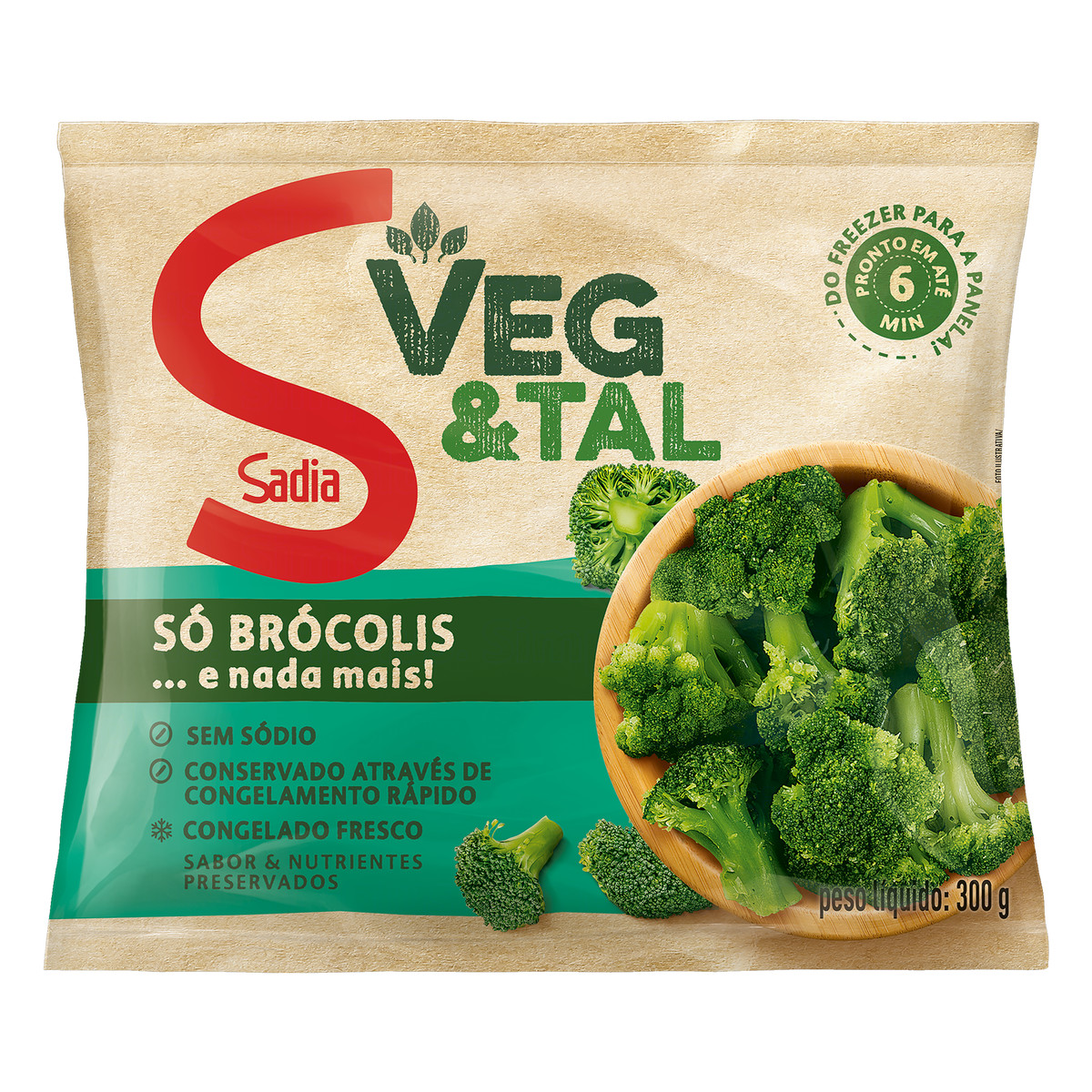 Brocolis Florete Sadia 300g