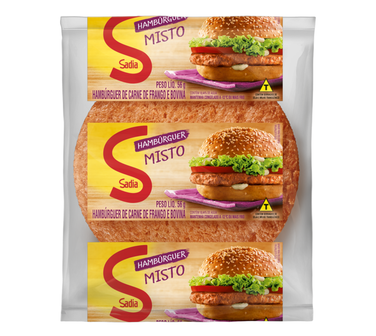 Hamburguer Sadia 56g Cx C/36