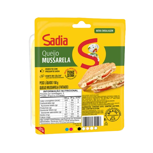 Queijo Mussarela Sadia 150g