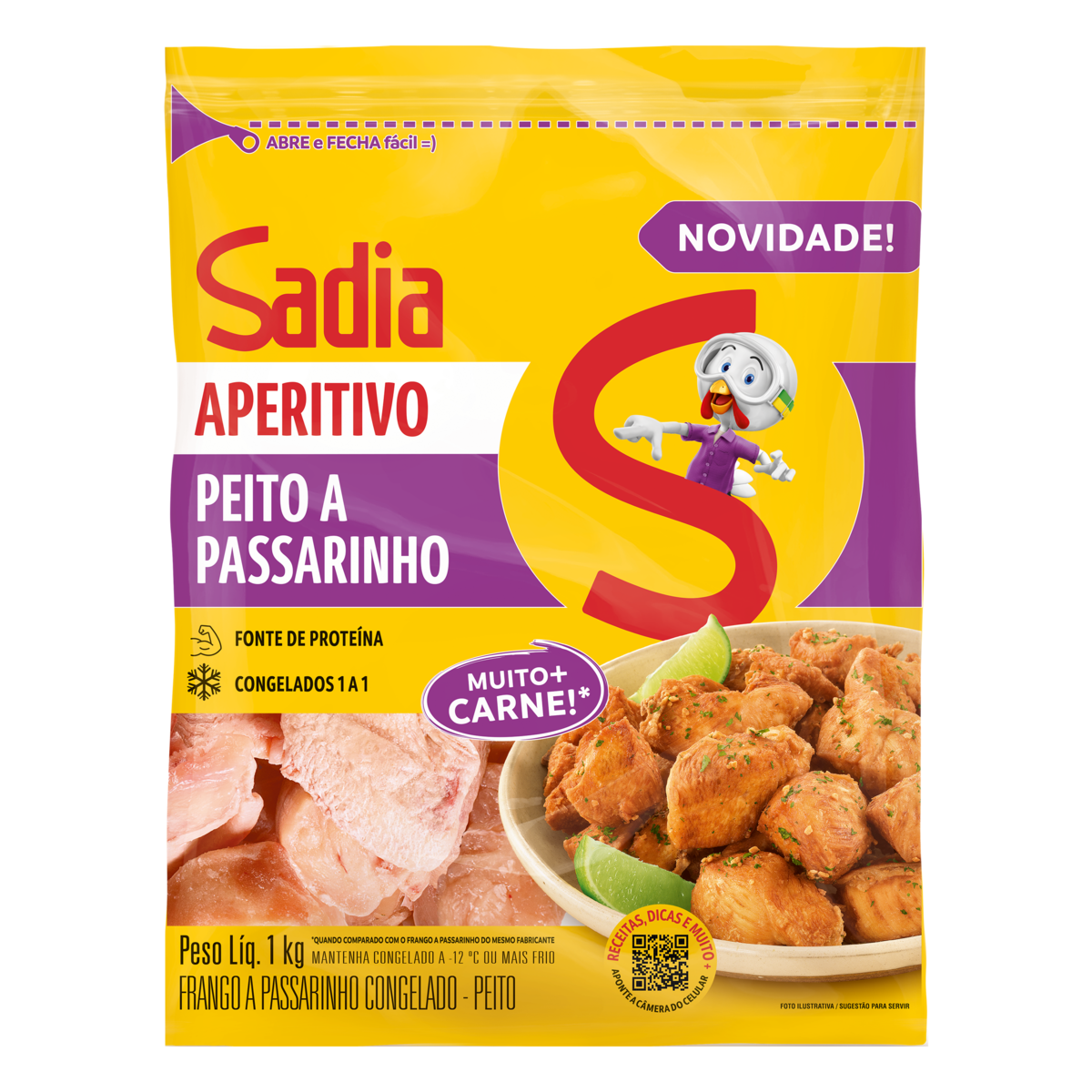 Peito a Passarinha Sadia Pct 1kg