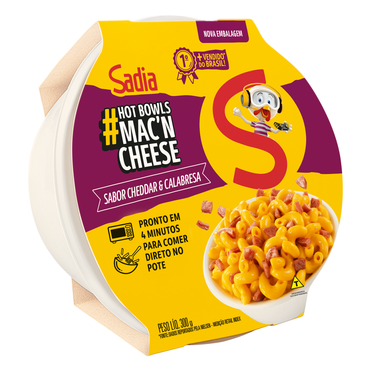 Macar Mac'n Cheese Sadia 300g