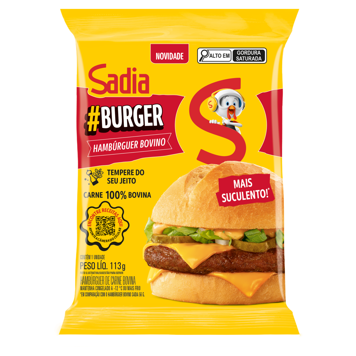 Hamburguer Sadia 113g