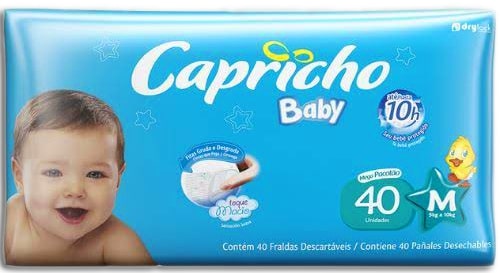 Fralda Descartavel Capricho C/40 m