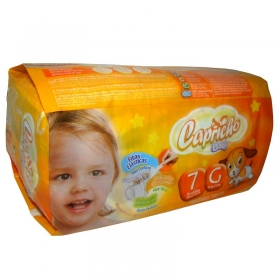Fralda Descartavel Capricho Baby g 7un