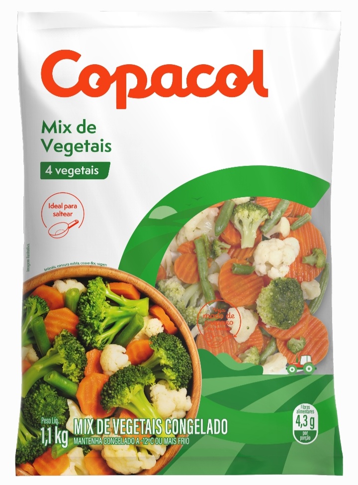 Mix De Vegetais Copacol Pct 1,1kg