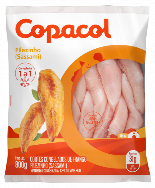 Filezinho De Frango Copacol Pct 800g