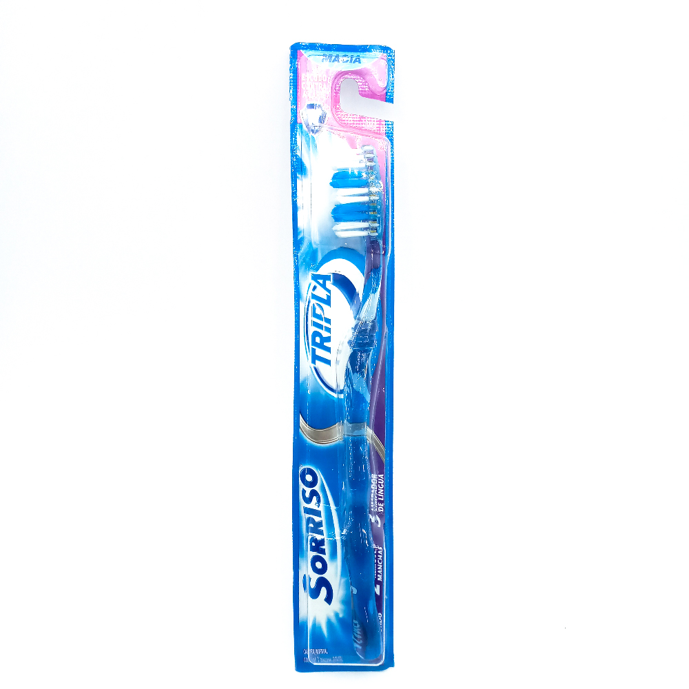 Escova Dental Tripla 123 Sorriso Un