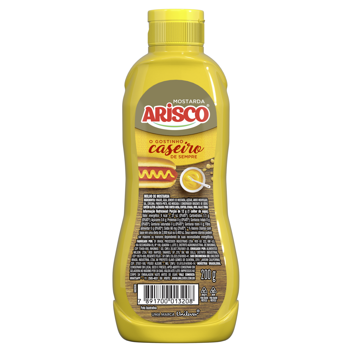 Mostarda Arisco 200 G