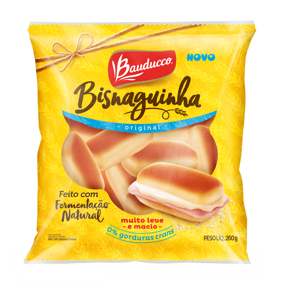 Pao Bisnaguinha Bauducco 260g