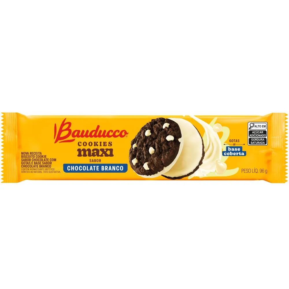 Biscoito Cookies Bauducco Maxi 96g