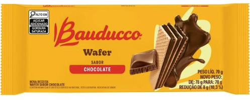 Biscoito Wafer Bauducco 70g