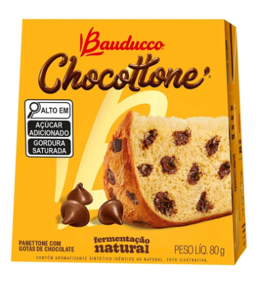 Mini Chocotone Bauduco Chocottone 80g