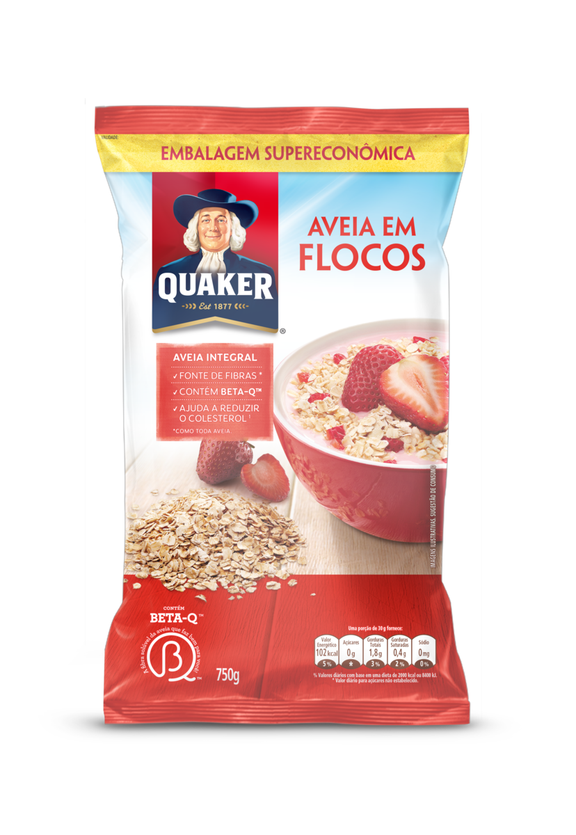 Aveia Quaker Pct 750g