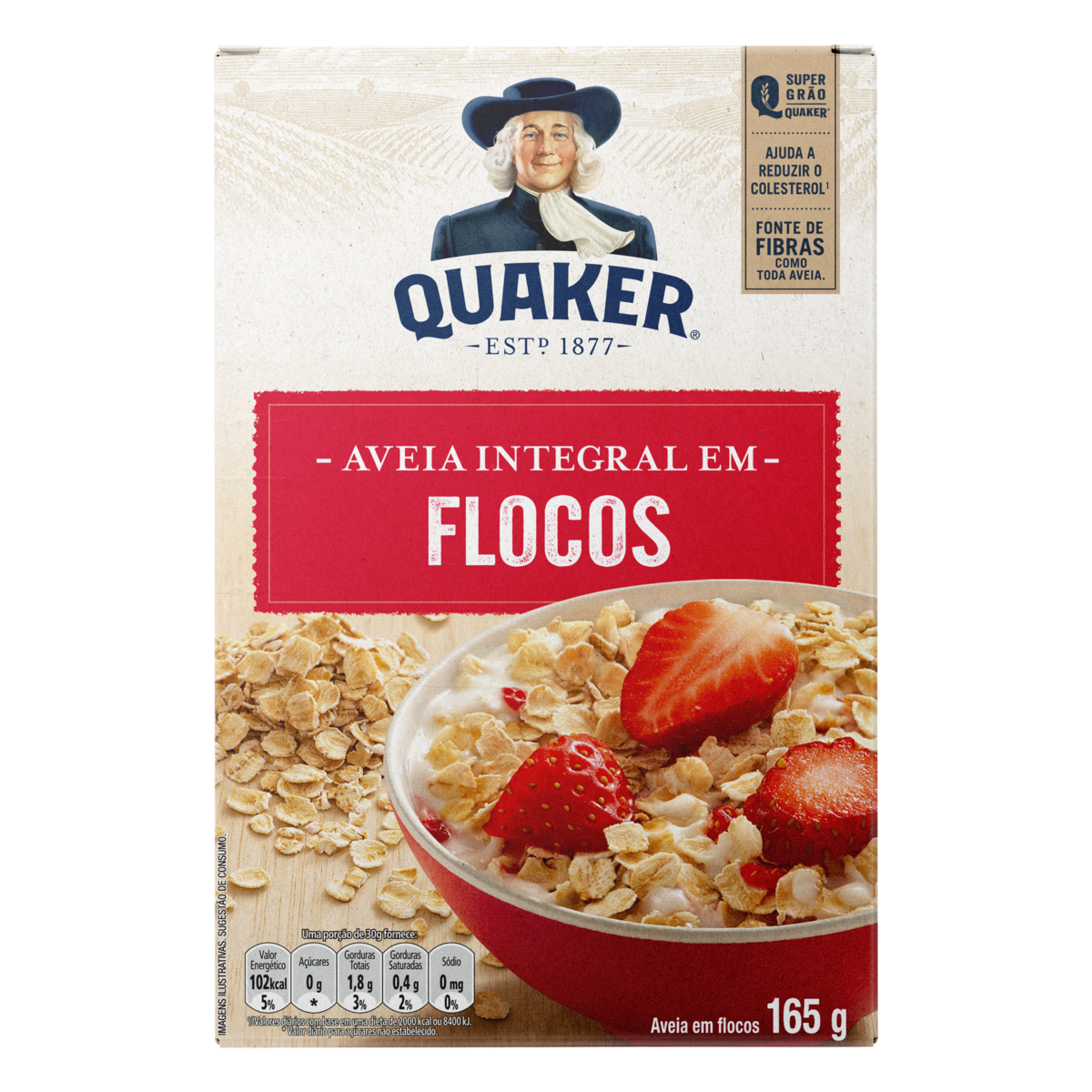 Aveia Quaker Tp 165g