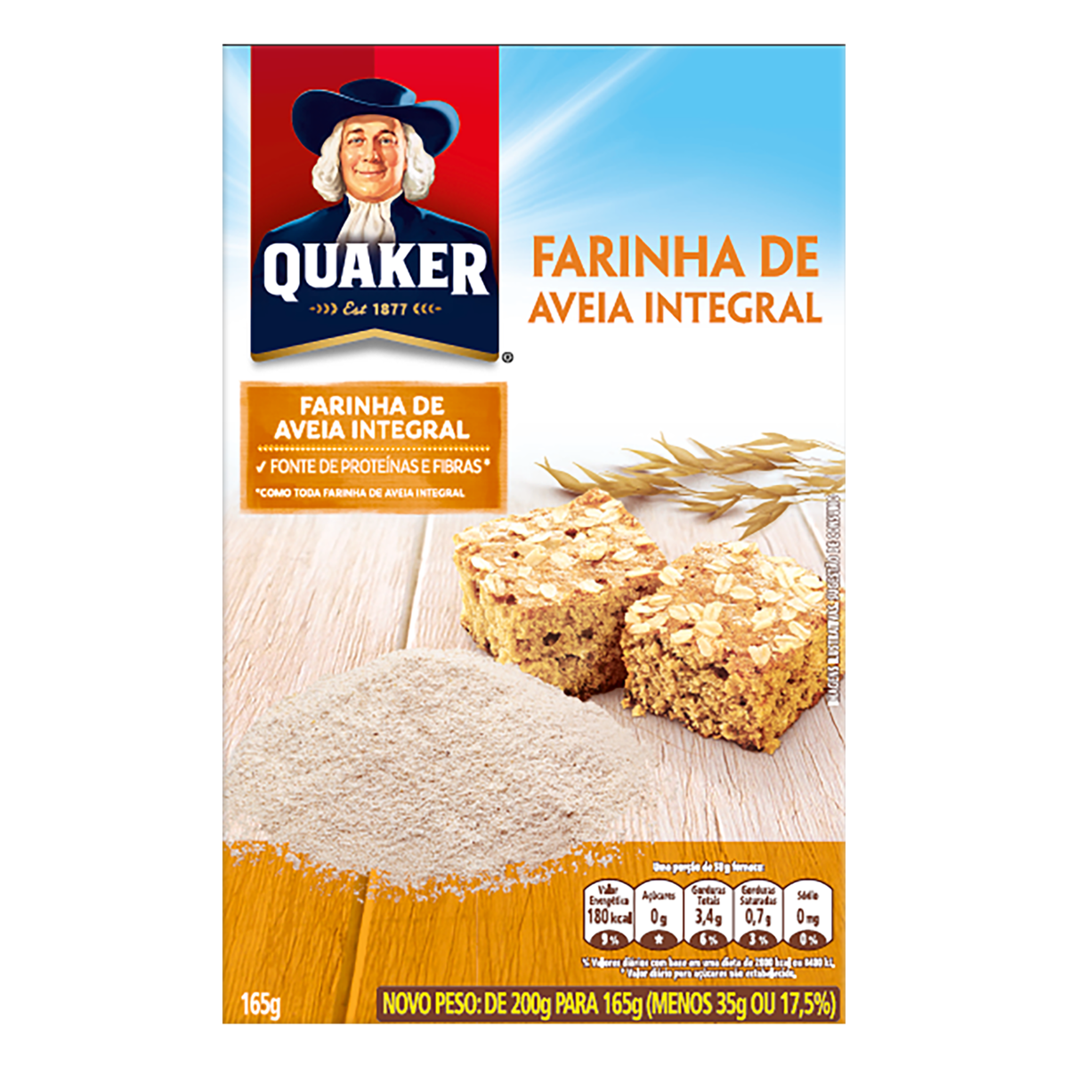 Aveia Quaker Tp 165g