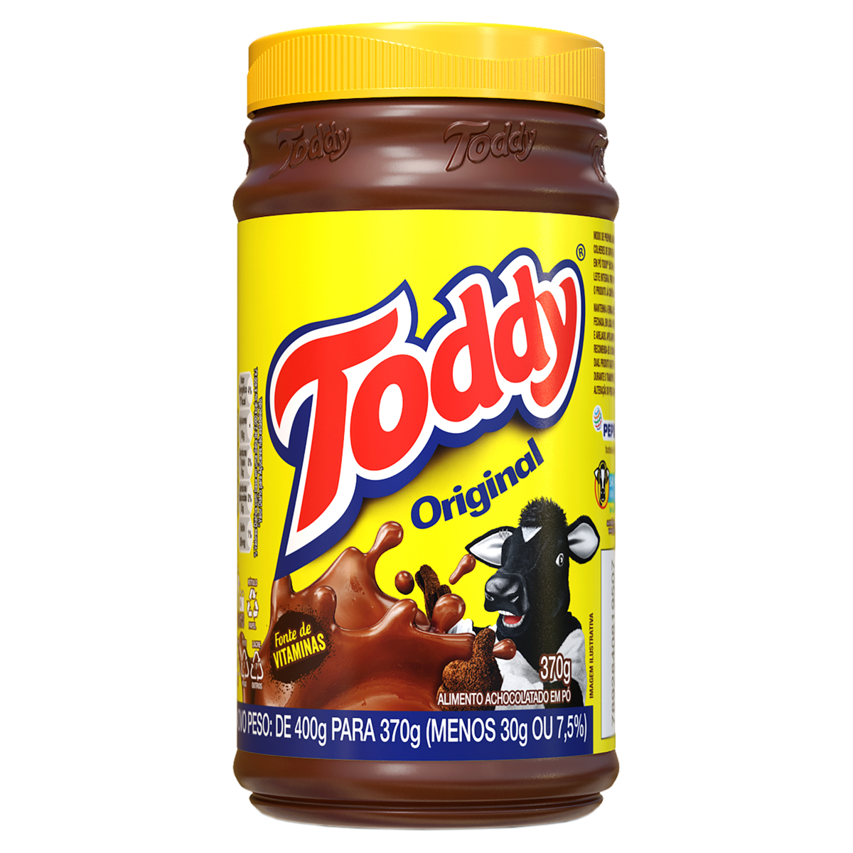 Achocolatado Po Toddy Pote 370g
