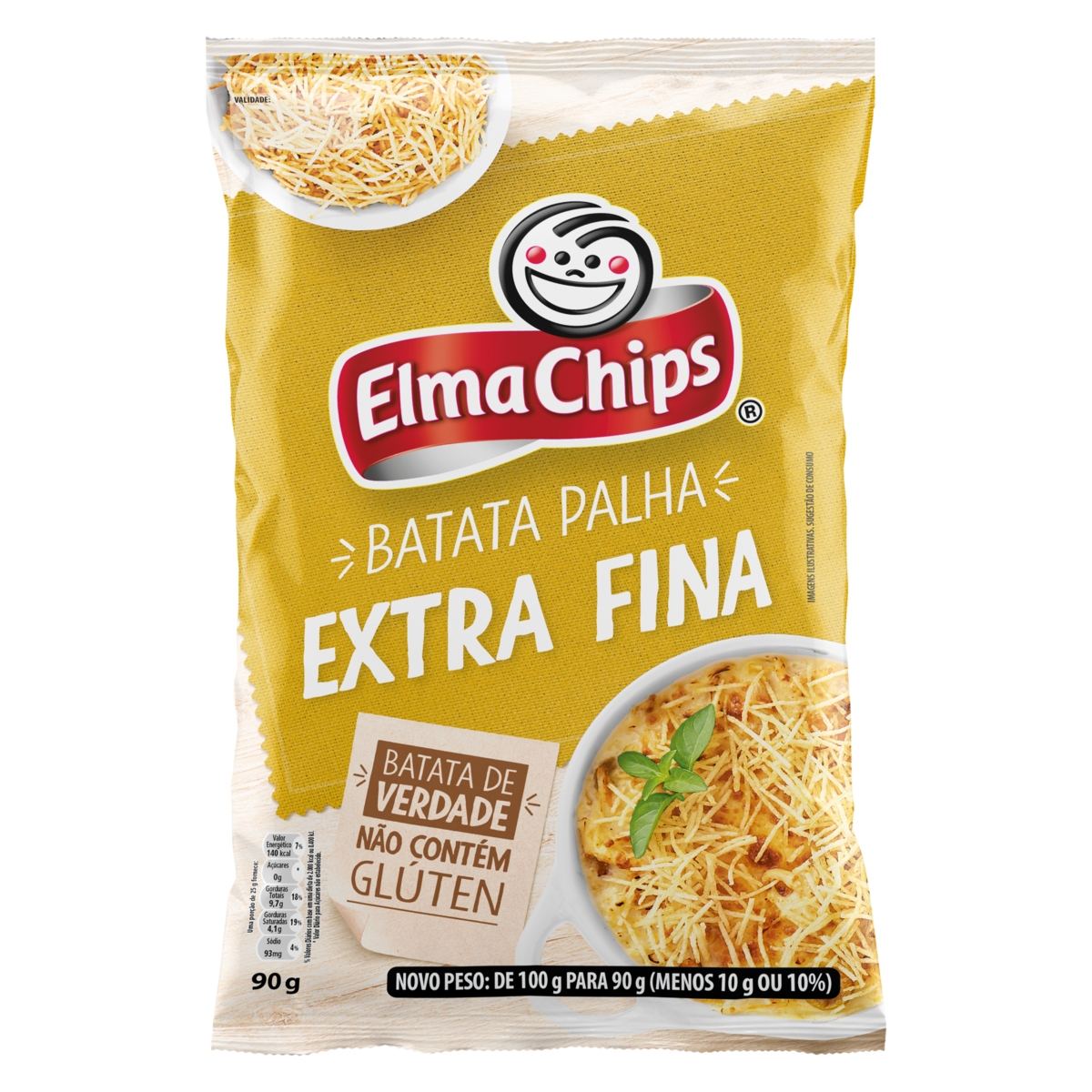 Batata Palha Na Mesa 90g