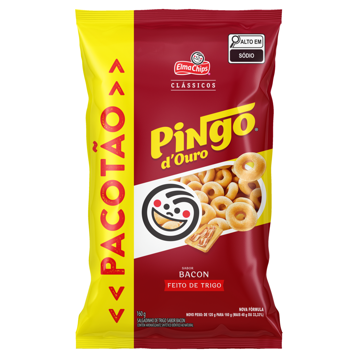 Salgadinho Pingo d Ouro 160g