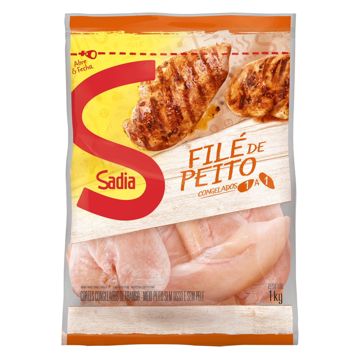 File De Peito Sadia Pct 1kg