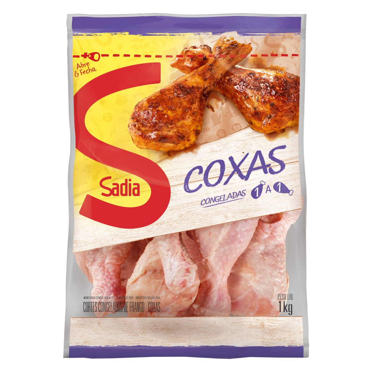 Coxas Frango Sadia Pct 1kg